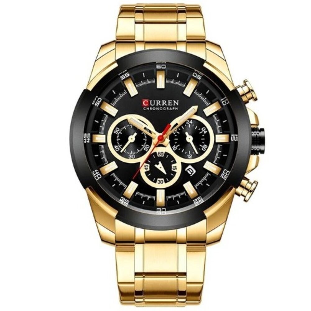 CURREN‎ Multicolor Chronograph Watch in Stainless Steel for Men